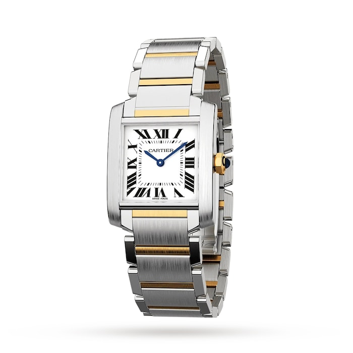 Cartier Tank Française Watch Medium Model, Quartz Movement, Steel