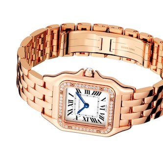 Cartier Panthère De Cartier Watch, Medium Model, Quartz Movement, Rose Gold Cartier Panthère De Cartier Watch, Medium Model, Quartz Movement, Rose Gold