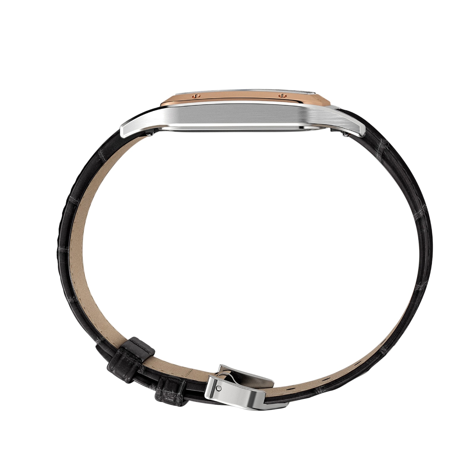 Cartier Santos-Dumont Watch Large Model, Quartz Movement, Rose Gold, Steel, Leather Cartier Santos-Dumont Watch Large Model, Quartz Movement, Rose Gold, Steel, Leather