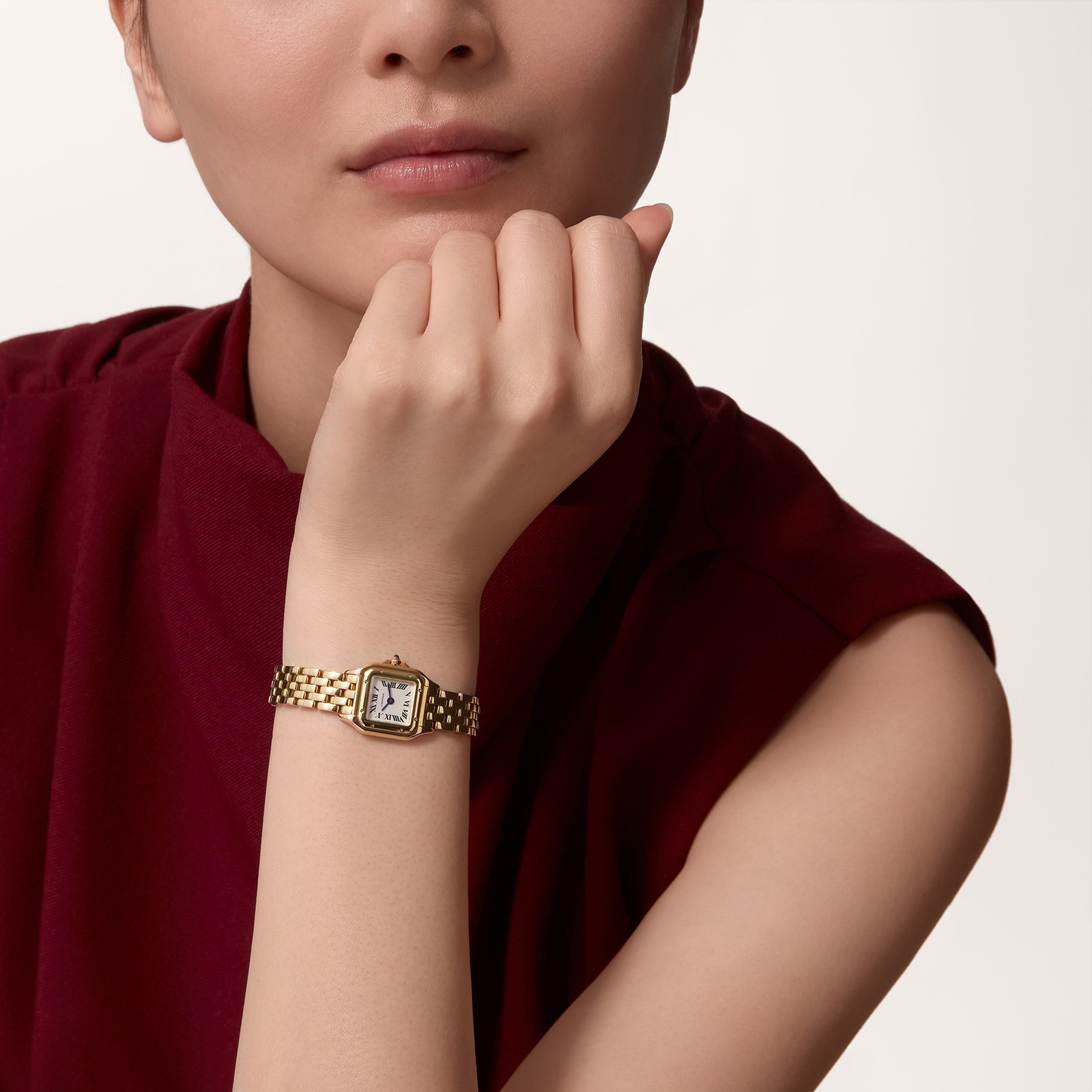 Cartier Panthère De Cartier Watch, Mini Model, Quartz Movement Yellow Gold Cartier Panthère De Cartier Watch, Mini Model, Quartz Movement Yellow Gold
