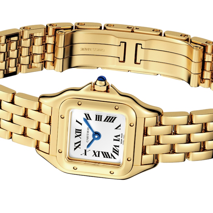 Cartier Panthère De Cartier Watch, Mini Model, Quartz Movement Yellow Gold