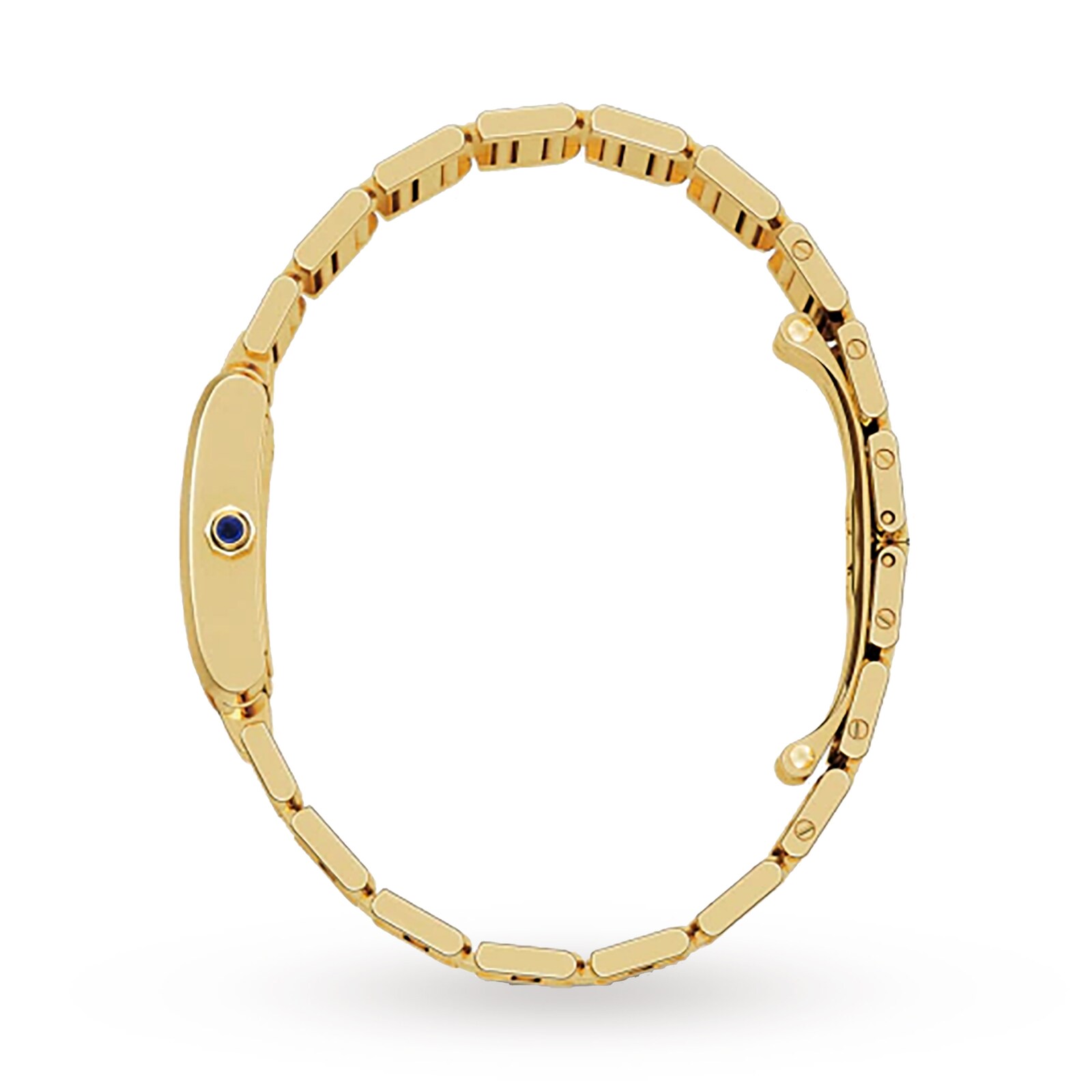 Cartier Tank Française Watch Small Model, Quartz Movement, Yellow Gold