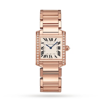 Cartier Tank Française Watch Medium Model, Quartz Movement, Rose Gold, Diamonds Cartier Tank Française Watch Medium Model, Quartz Movement, Rose Gold, Diamonds