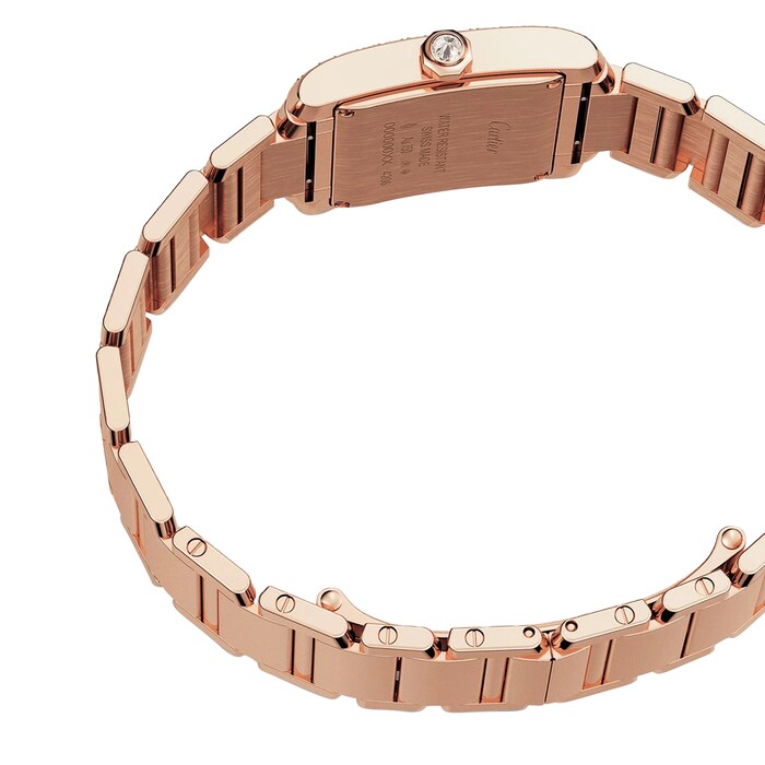 Cartier Tank Française, Small 18k Rose Gold Quartz Ladies Watch