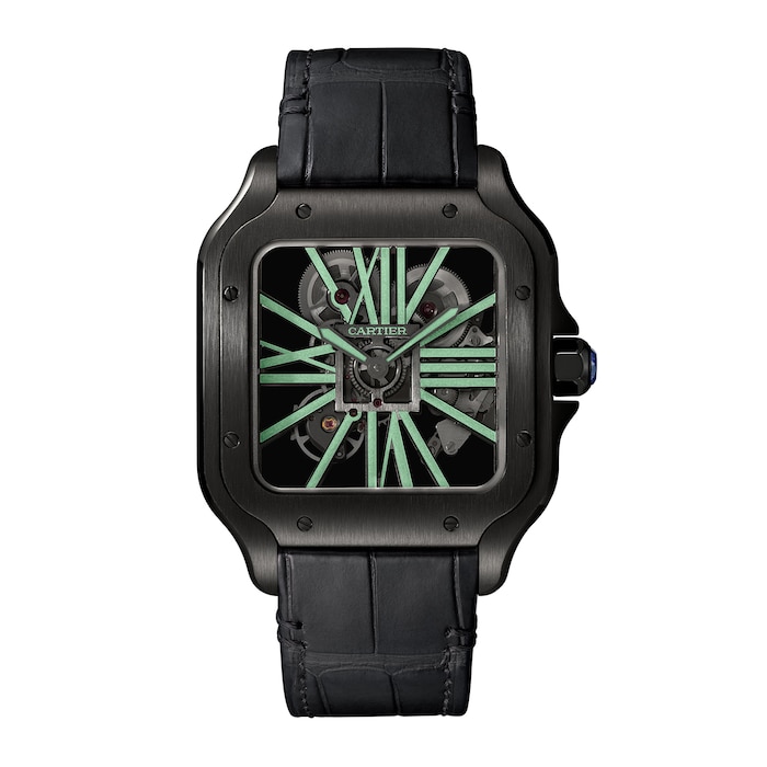 Cartier Santos De Cartier Skeleton Watch