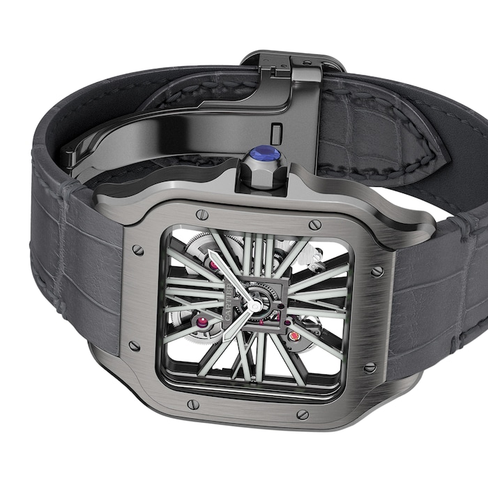 Cartier Santos De Cartier Skeleton Watch