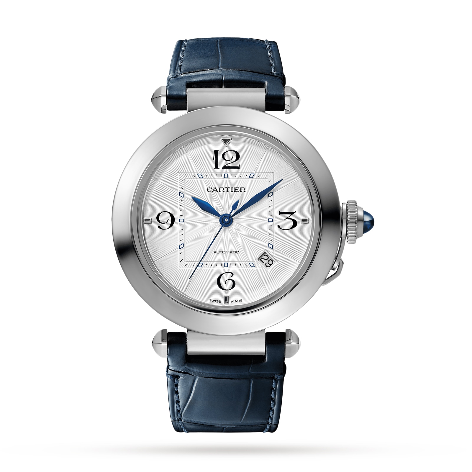 Cartier Pasha De Cartier Watch, 41mm, Automatic Movement, Steel, 2 Interchangeable Leather Straps Cartier Pasha De Cartier Watch, 41mm, Automatic Movement, Steel, 2 Interchangeable Leather Straps