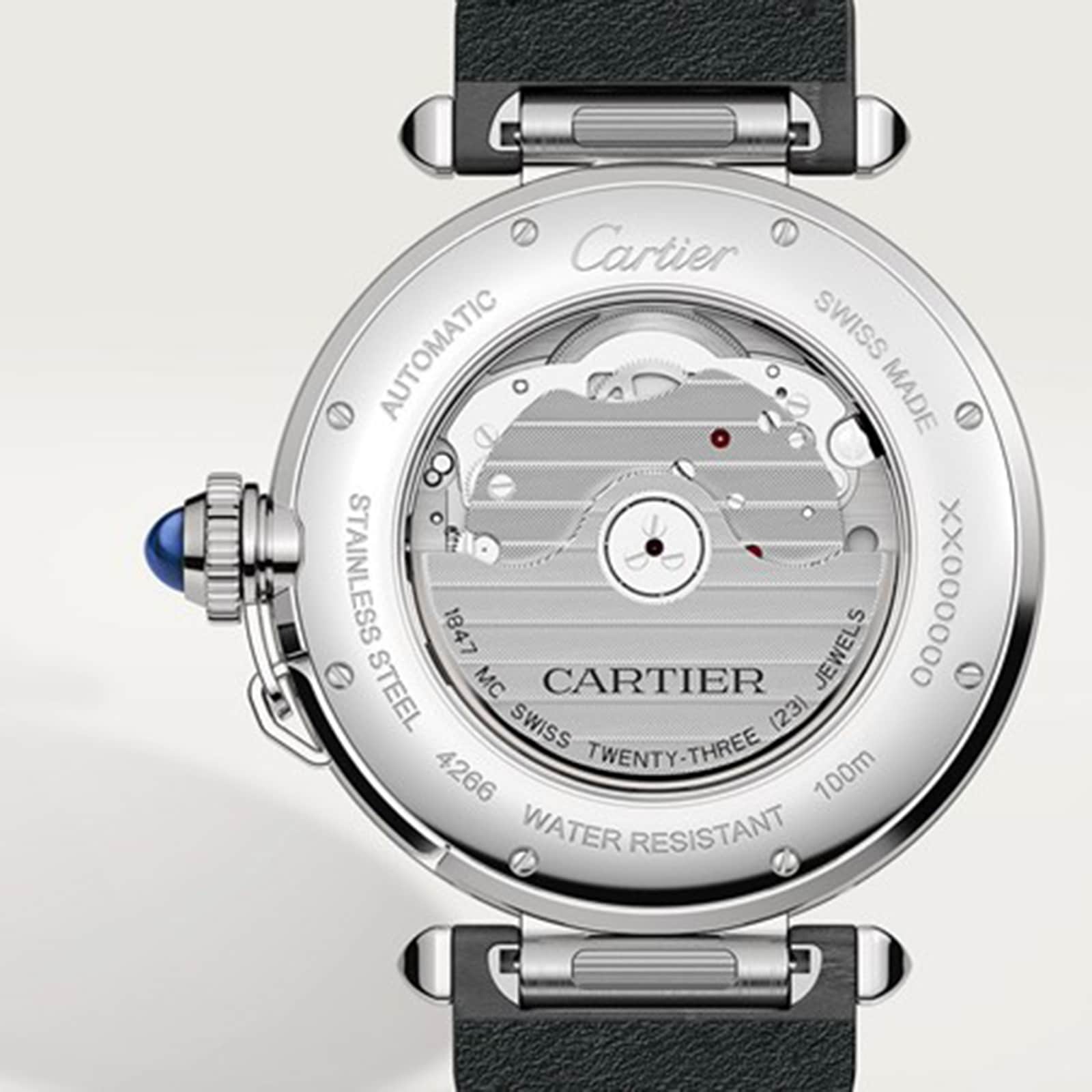 Cartier Pasha De Cartier Watch, 41mm, Automatic Movement, Steel, 2 Interchangeable Leather Straps Cartier Pasha De Cartier Watch, 41mm, Automatic Movement, Steel, 2 Interchangeable Leather Straps