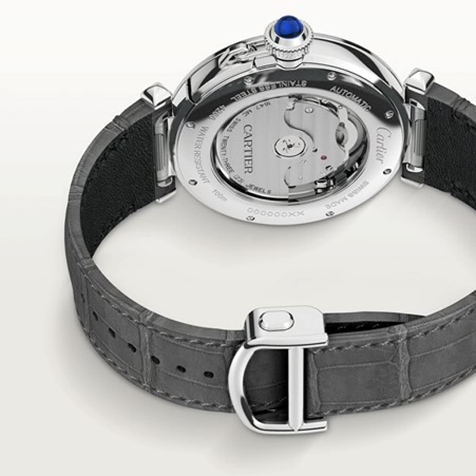 Cartier Pasha De Cartier Watch, 41mm, Automatic Movement, Steel, 2 Interchangeable Leather Straps Cartier Pasha De Cartier Watch, 41mm, Automatic Movement, Steel, 2 Interchangeable Leather Straps