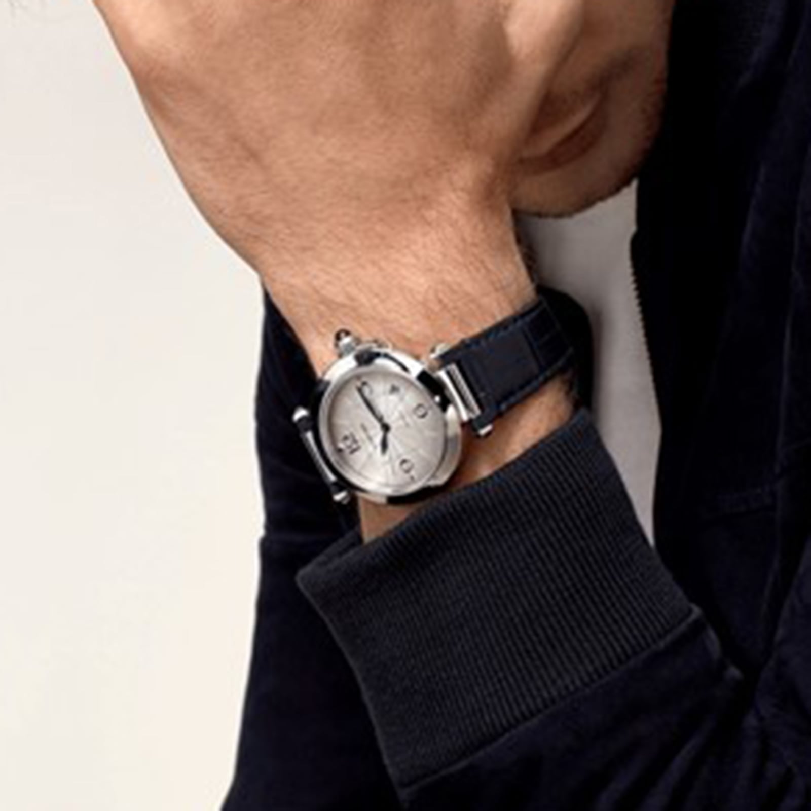 Cartier Pasha De Cartier Watch, 41mm, Automatic Movement, Steel, 2 Interchangeable Leather Straps Cartier Pasha De Cartier Watch, 41mm, Automatic Movement, Steel, 2 Interchangeable Leather Straps