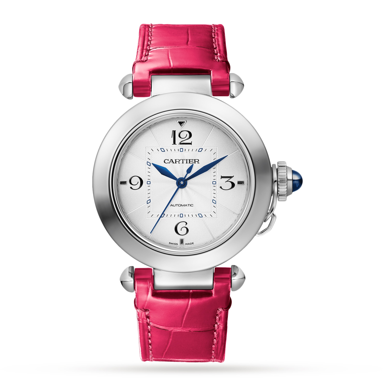 Cartier Pasha De Cartier Watch 35mm, Automatic Movement, Steel, 2 Interchangeable Leather Straps Cartier Pasha De Cartier Watch 35mm, Automatic Movement, Steel, 2 Interchangeable Leather Straps