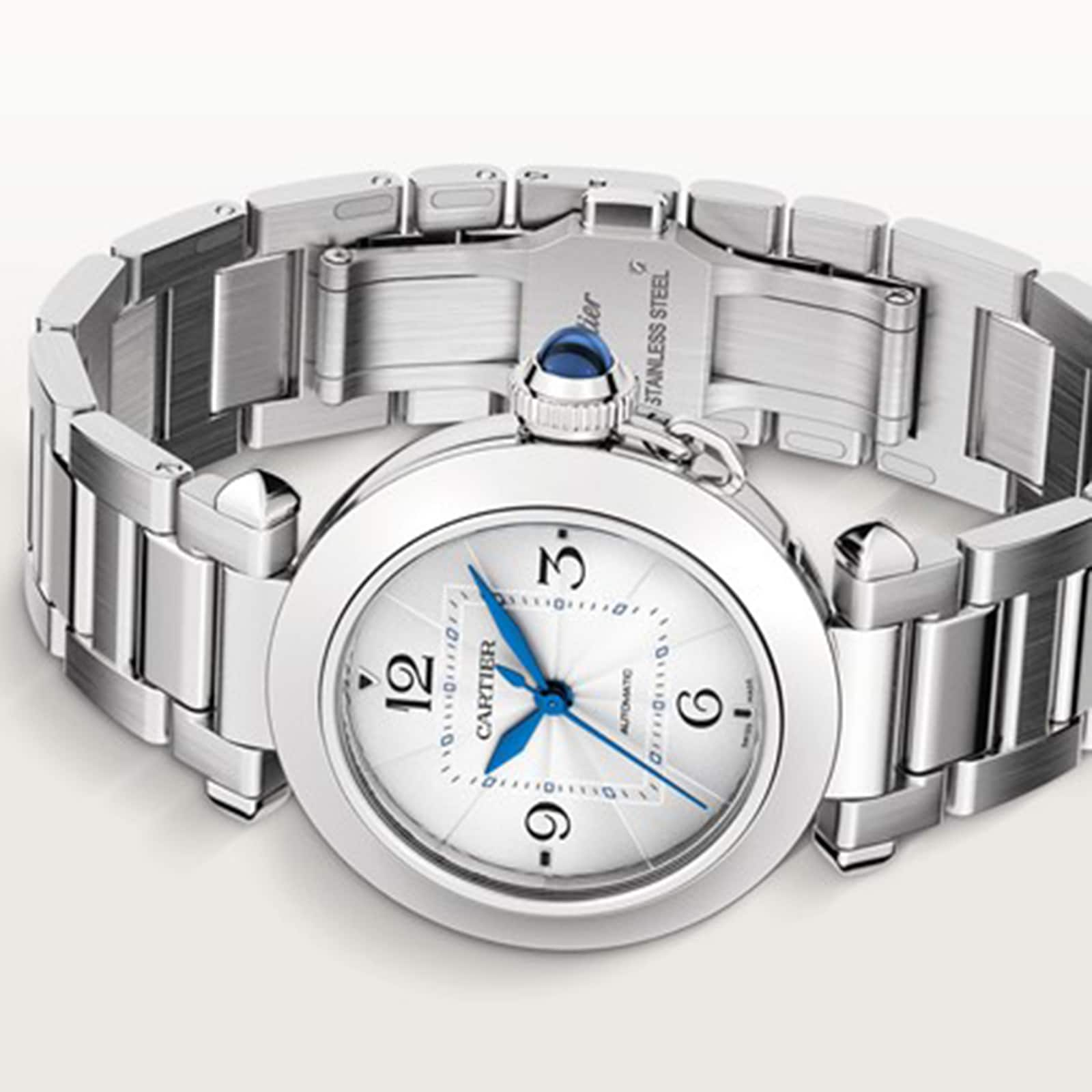 Cartier Pasha De Cartier Watch 35mm Automatic Movement Steel