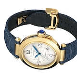 Cartier Pasha De Cartier Watch 41mm, Automatic Movement, Yellow Gold, 2 Interchangeable Leather Straps