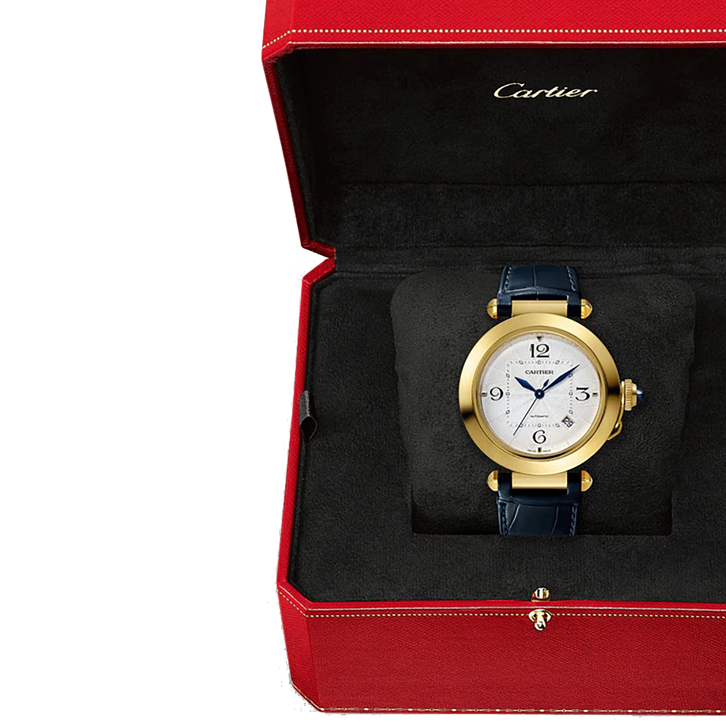 Cartier pasha clearance gold watch price