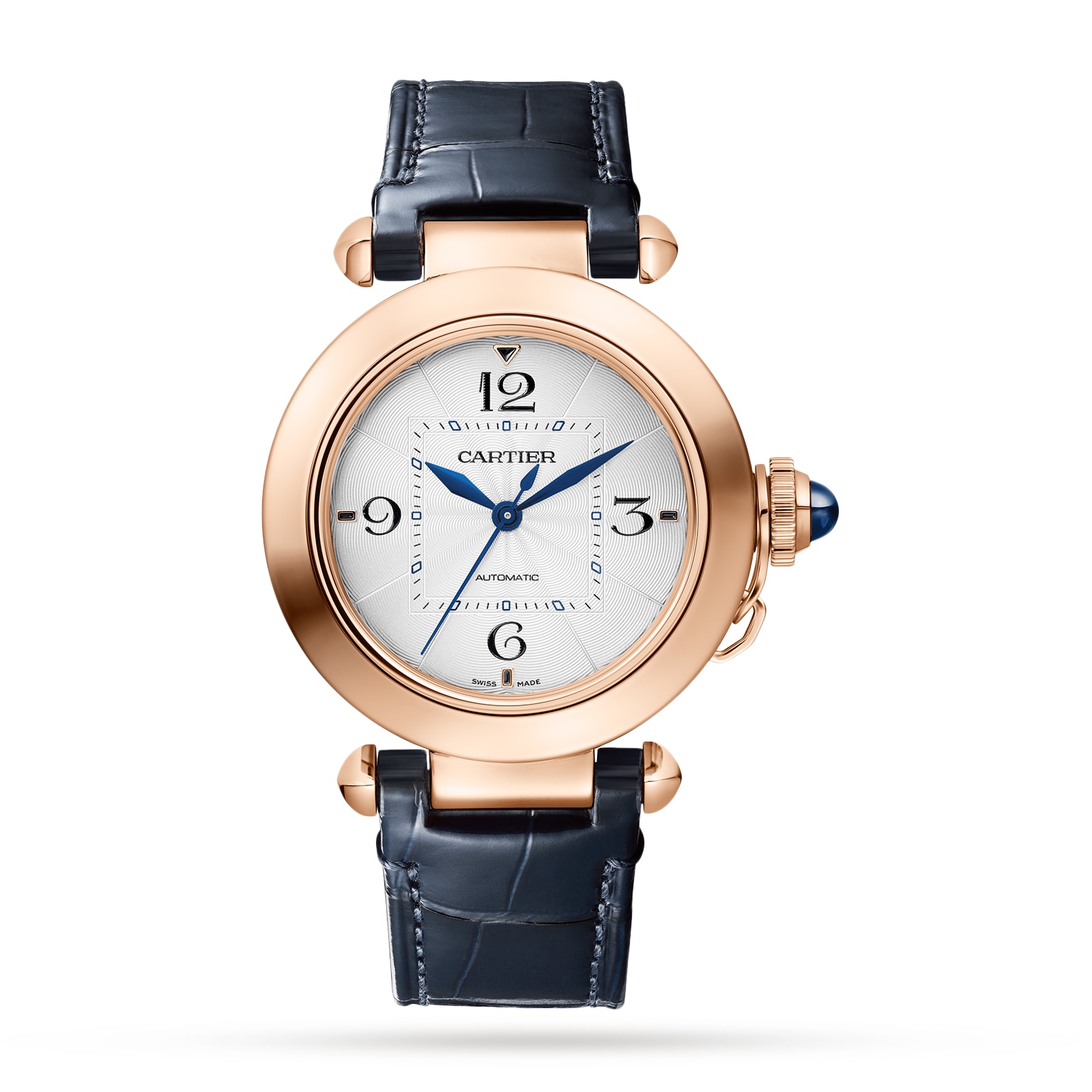 Cartier Pasha De Cartier Watch 35mm, Automatic Movement, Rose Gold, 2 Interchangeable Leather Straps