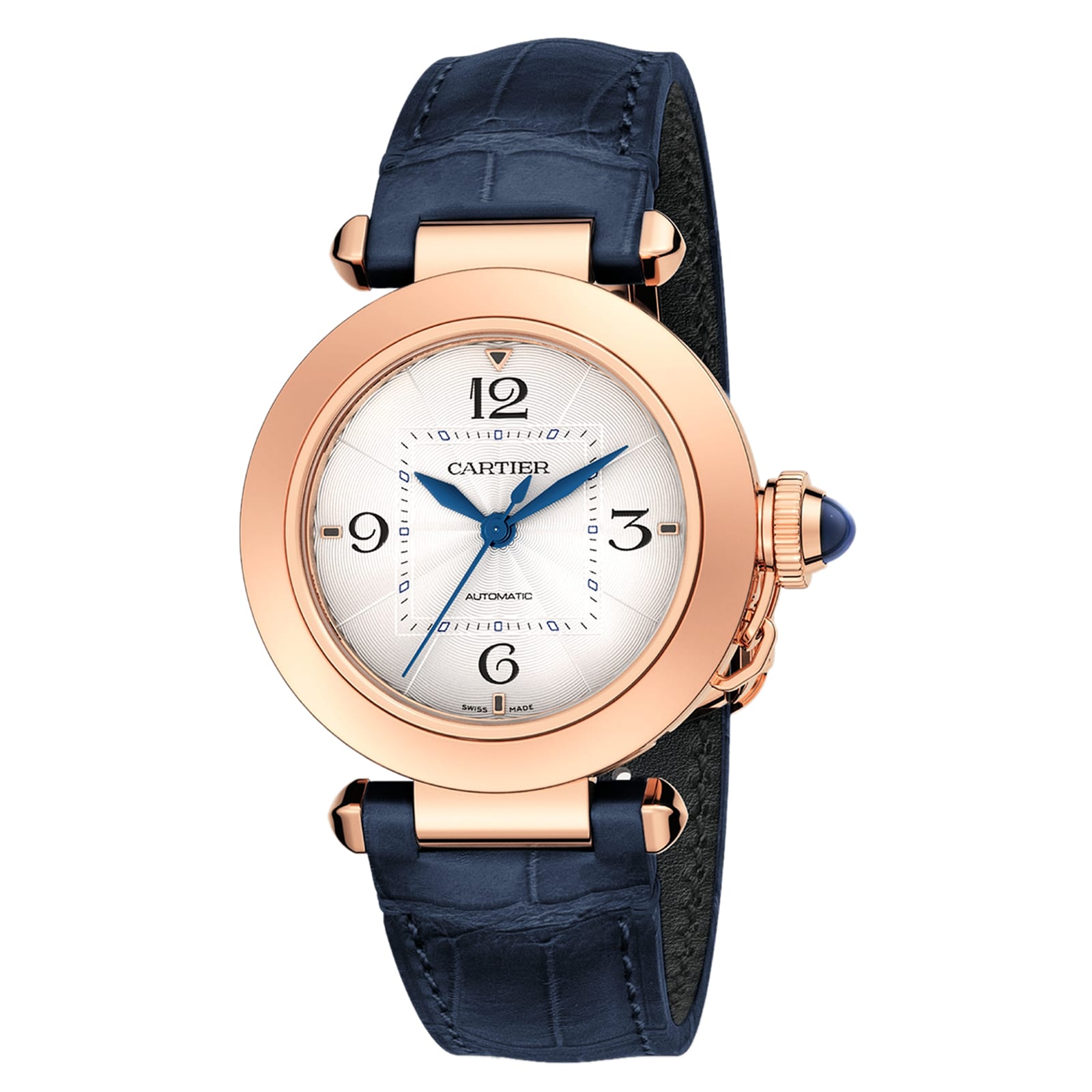 Cartier Pasha De Cartier Watch 35mm, Automatic Movement, Rose Gold, 2 Interchangeable Leather Straps Cartier Pasha De Cartier Watch 35mm, Automatic Movement, Rose Gold, 2 Interchangeable Leather Straps
