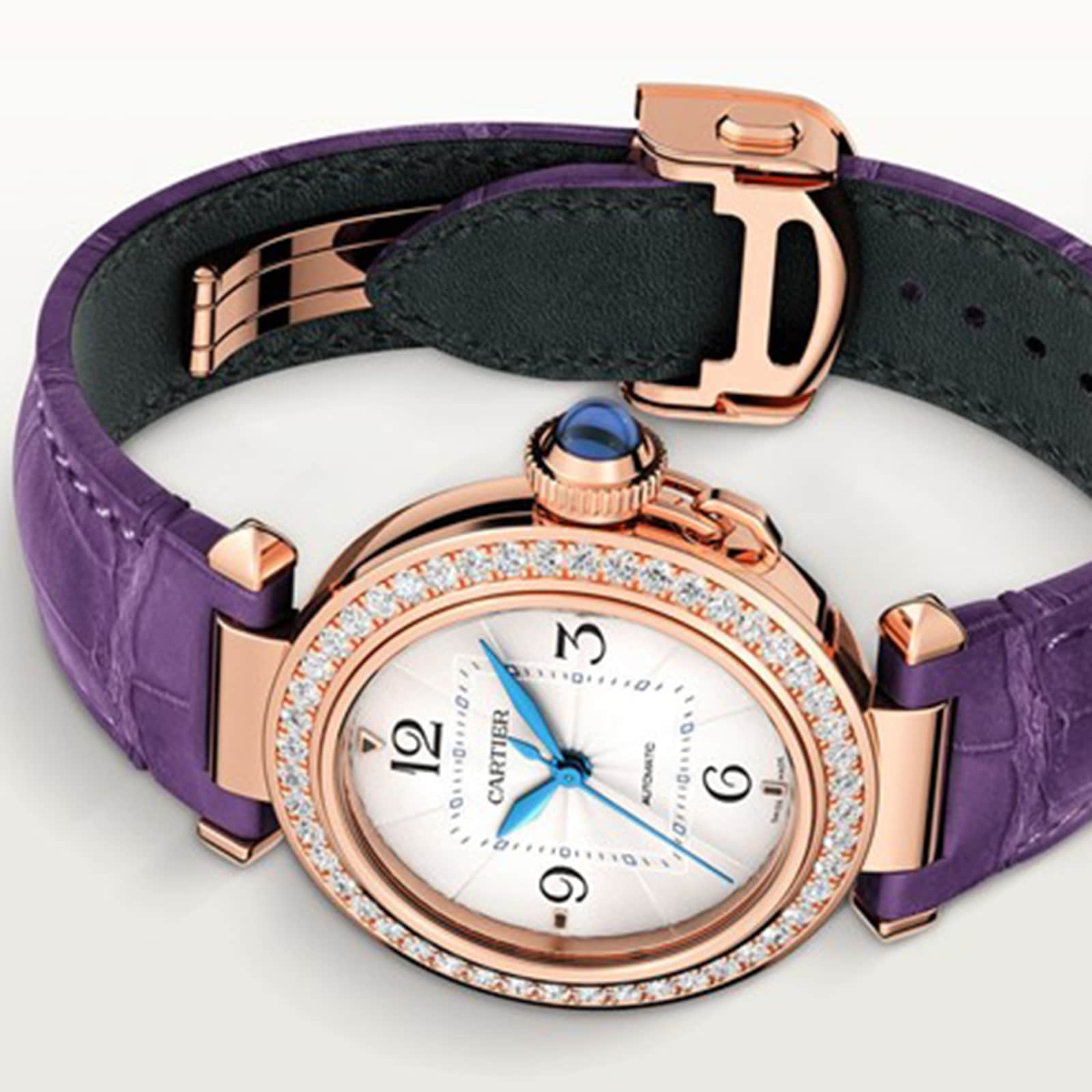 Cartier Pasha De Cartier Watch, 35 Mm, Mechanical Movement With Automatic Winding Cartier Pasha De Cartier Watch, 35 Mm, Mechanical Movement With Automatic Winding
