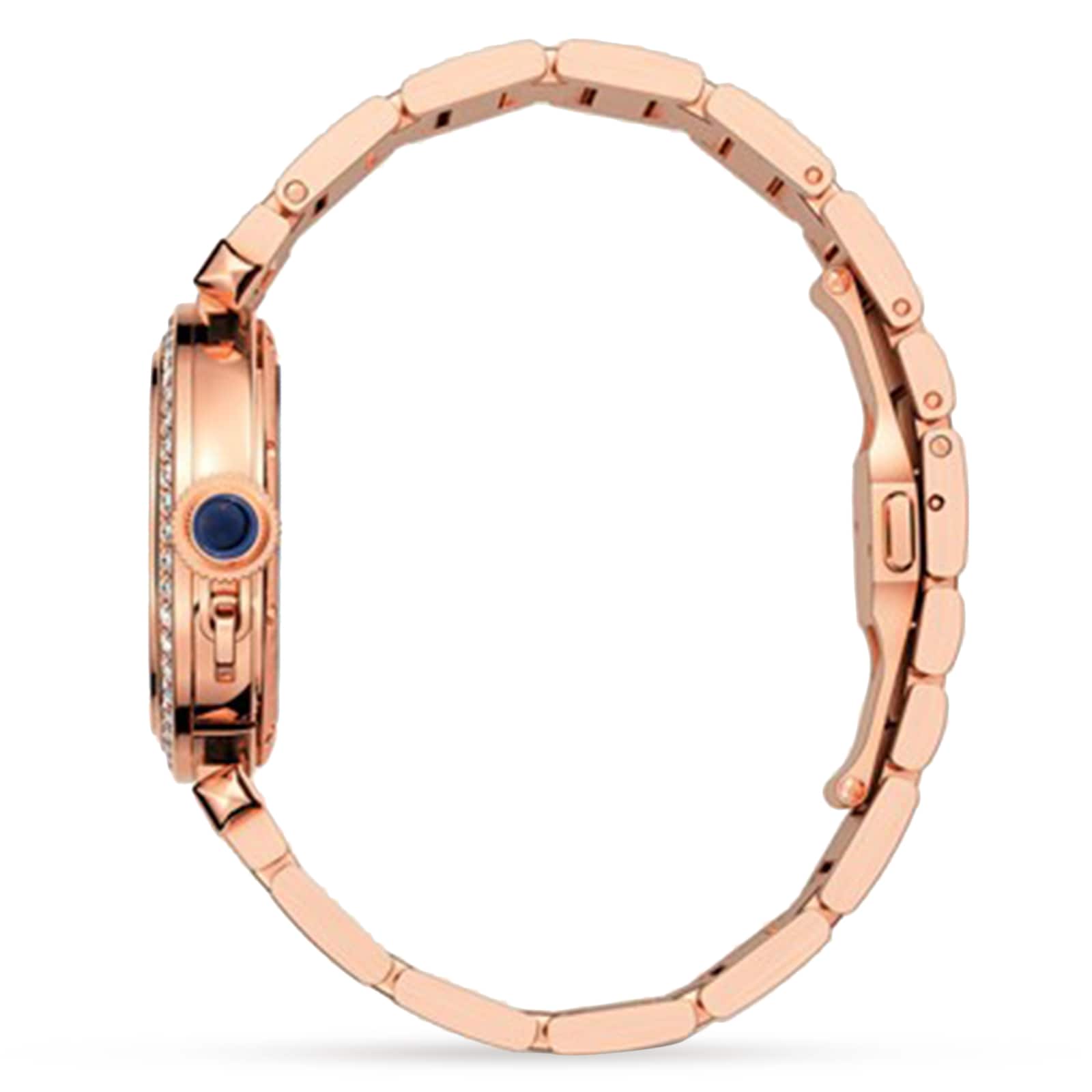 Cartier Pasha De Cartier Watch 35mm, Automatic Movement, Rose Gold, Diamonds, Interchangeable Metal And Leather Straps Cartier Pasha De Cartier Watch 35mm, Automatic Movement, Rose Gold, Diamonds, Interchangeable Metal And Leather Straps