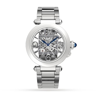 Cartier Pasha De Cartier Watch 41mm, Automatic Movement, Steel, Interchangeable Metal And Leather Straps Cartier Pasha De Cartier Watch 41mm, Automatic Movement, Steel, Interchangeable Metal And Leather Straps
