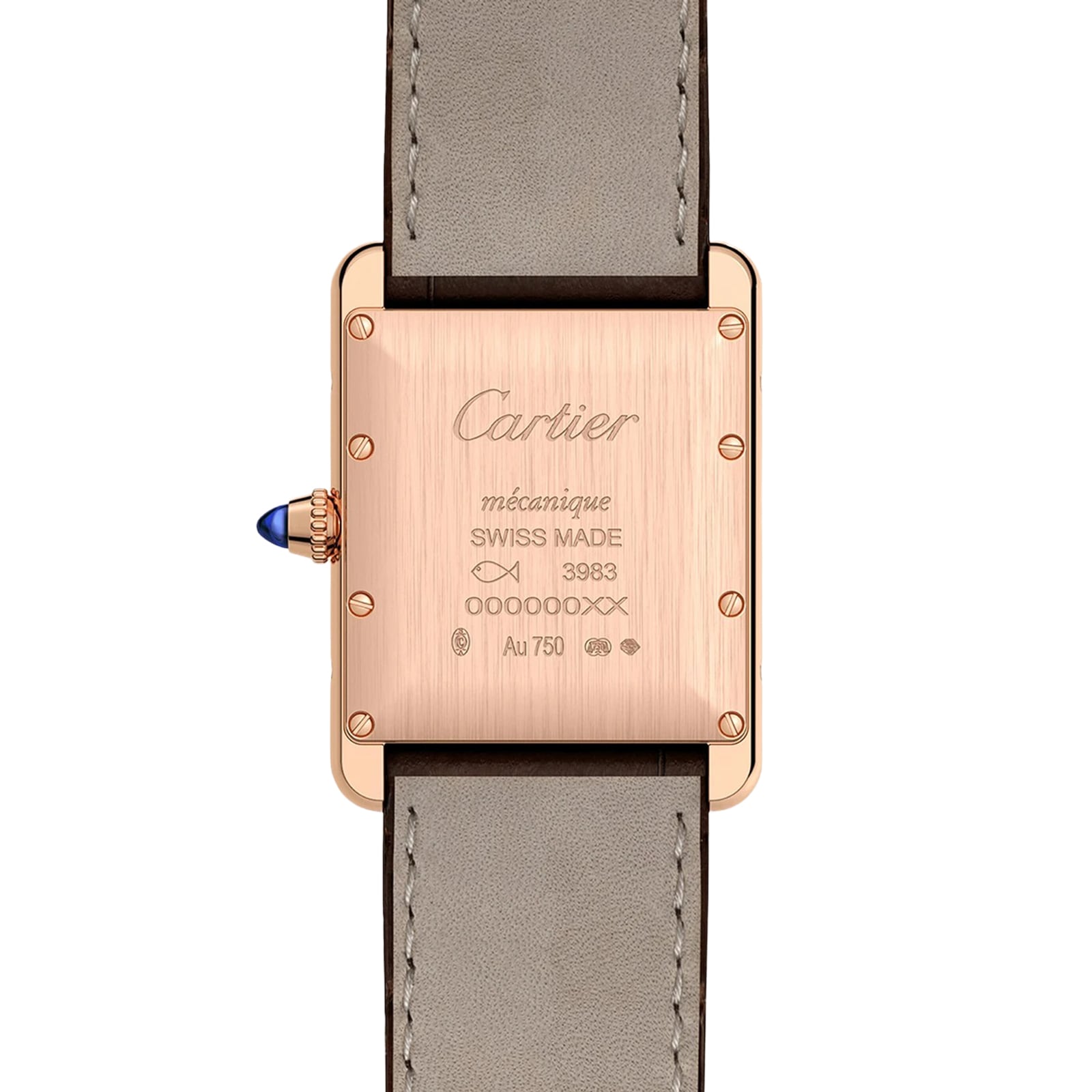 Cartier Tank Louis Cartier Watch, Large Model, Manufacture Mechanical ...