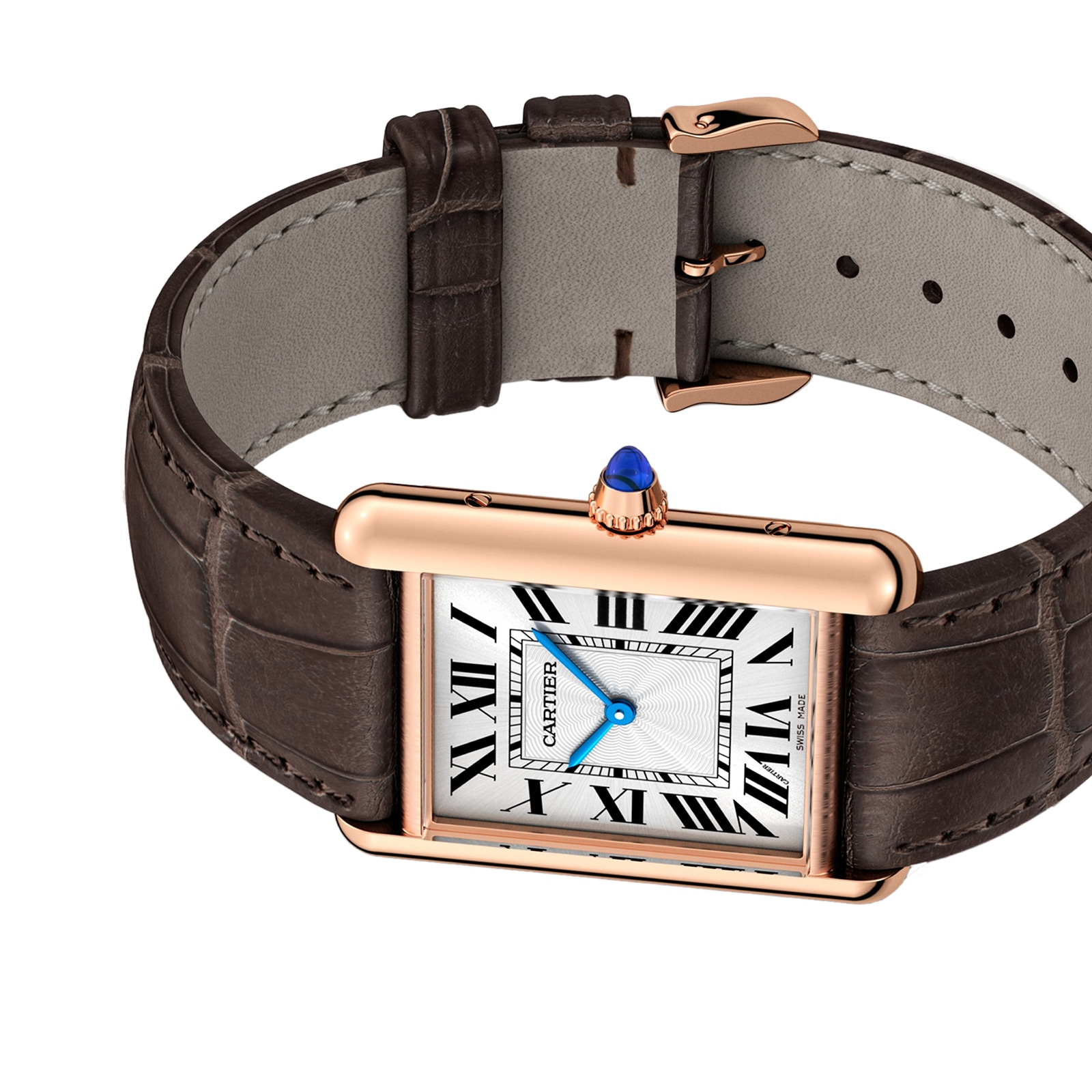 Cartier Tank Louis Cartier Watch, Large Model, Manufacture Mechanical Movement With Manual Winding Cartier Tank Louis Cartier Watch, Large Model, Manufacture Mechanical Movement With Manual Winding