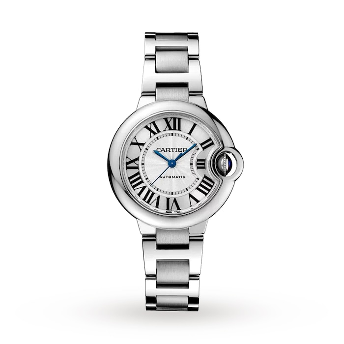Cartier Ballon Bleu de Cartier watch, 33 mm, mechanical movement with automatic winding. Steel case,