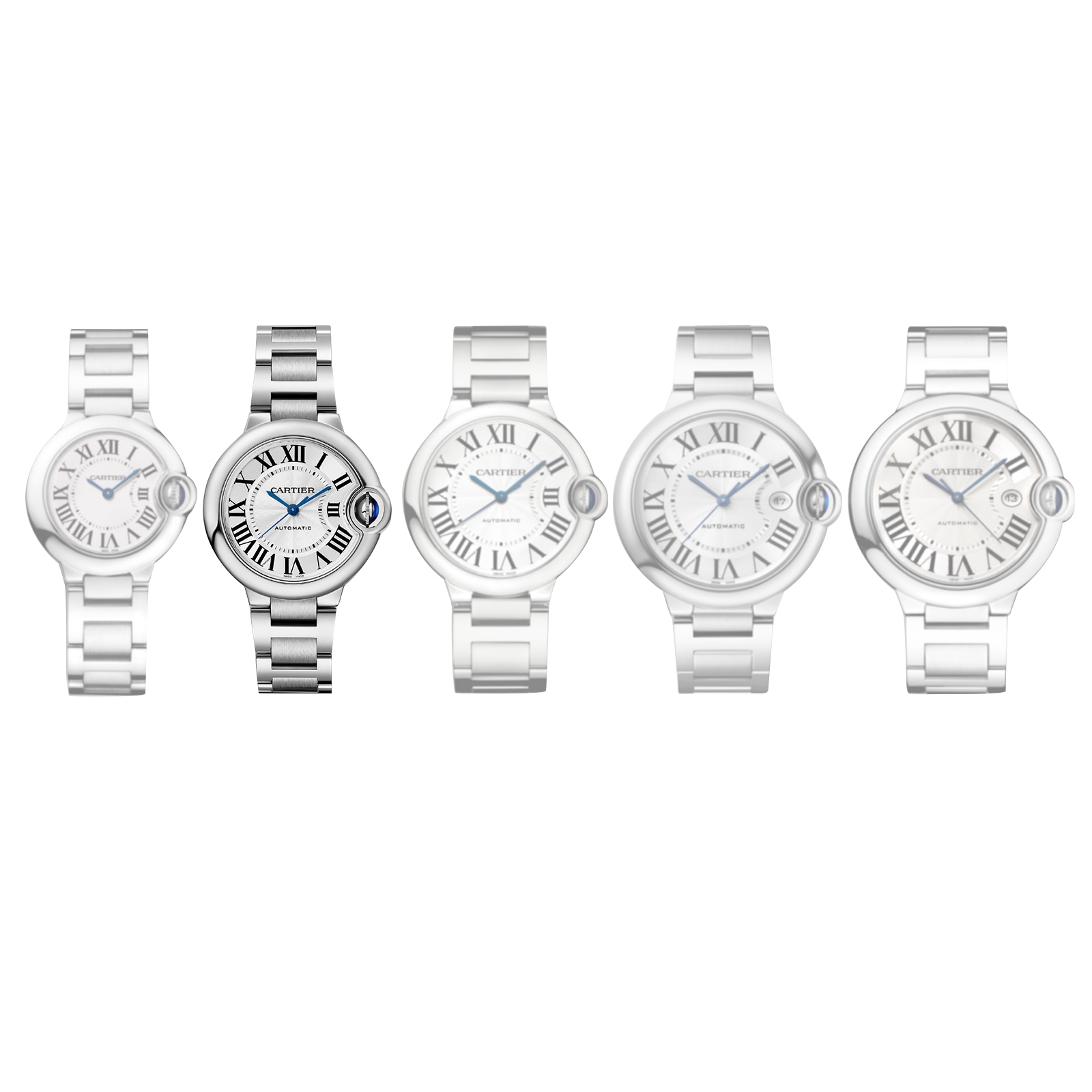 Cartier Ballon Bleu De Cartier Watch, 33mm, Mechanical Movement With Automatic Winding, Steel