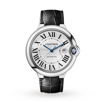 Cartier Ballon Bleu De Cartier Watch, 42mm, Steel, Leather Cartier Ballon Bleu De Cartier Watch, 42mm, Steel, Leather