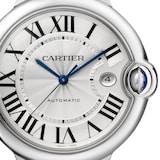 Cartier Ballon Bleu De Cartier Watch, 42mm, Steel, Leather