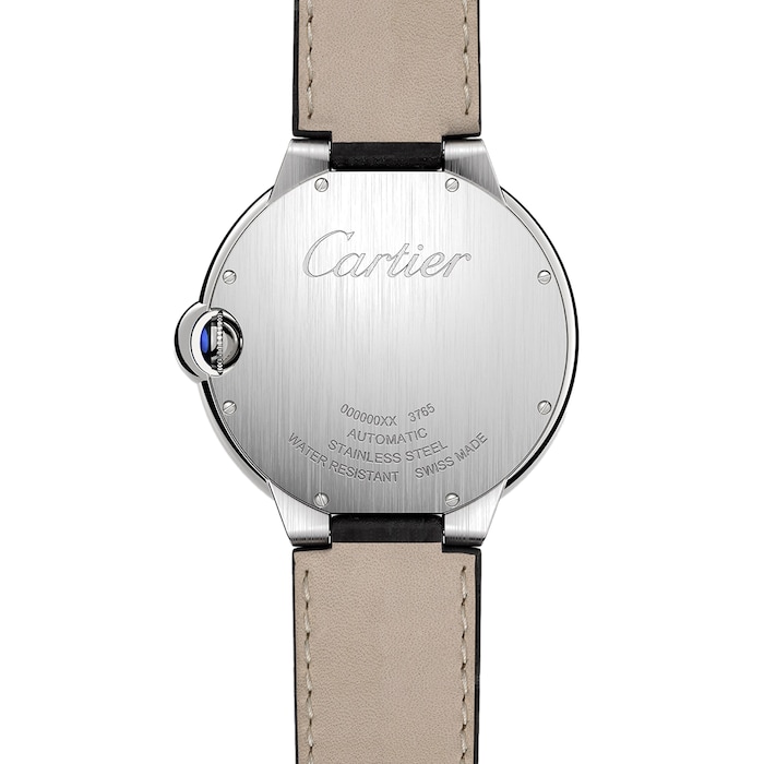 Cartier Ballon Bleu De Cartier Watch, 42mm, Steel, Leather