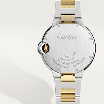 Cartier Ballon Bleu De Cartier Watch, 33mm, Mechanical Movement With Automatic Winding, Yellow Gold, Steel
