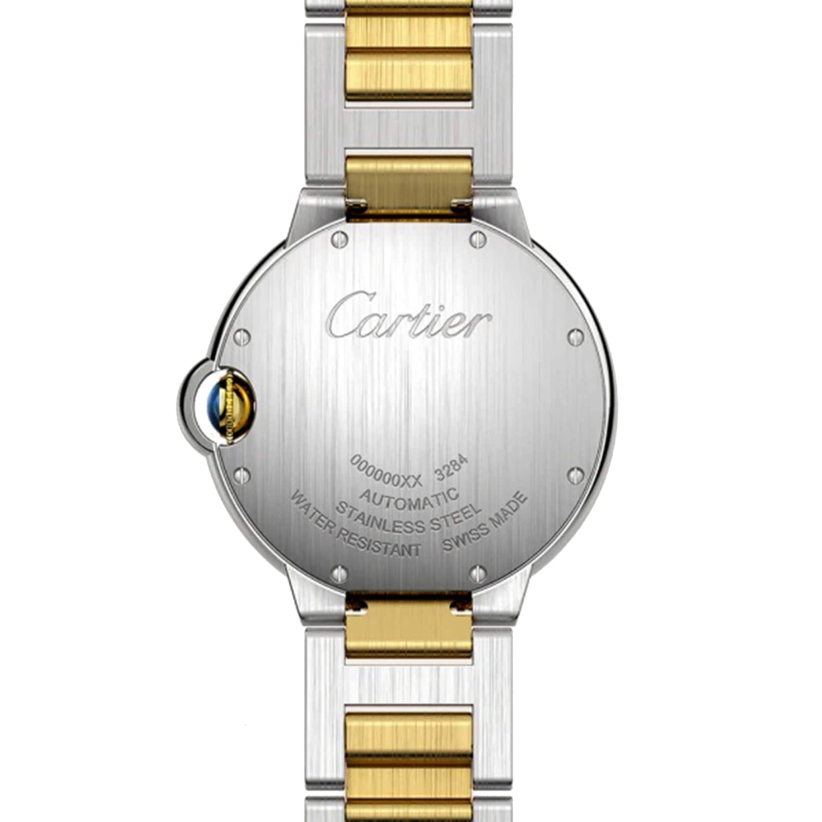 Cartier Ballon Bleu De Cartier Watch 36mm, Automatic Movement, Yellow Gold, Steel