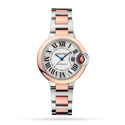 17311142 - Ballon Bleu De Cartier Watch, 33mm, Mechanical Movement With Automatic Winding, Steel, Rose Gold