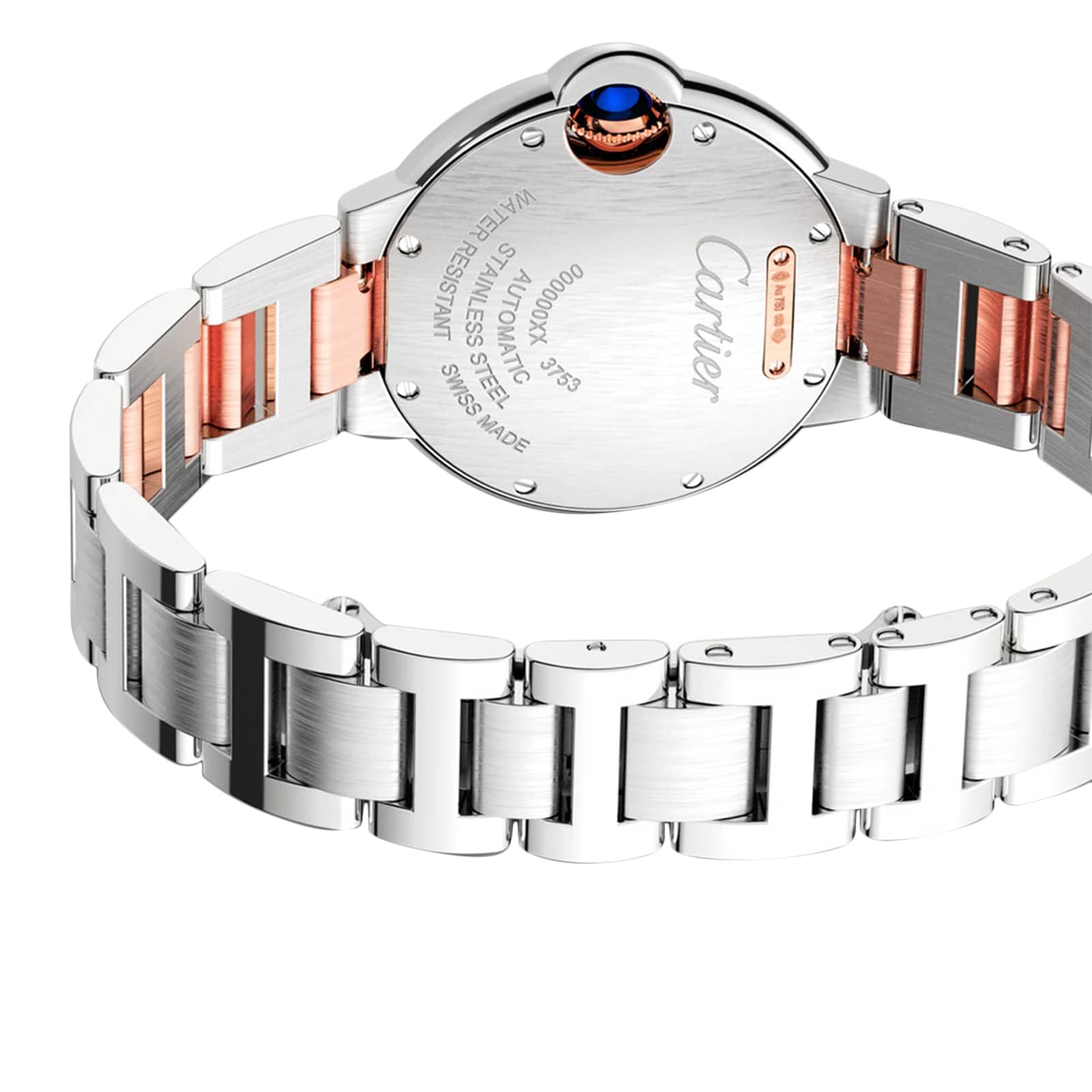 Cartier Ballon Bleu De Cartier Watch, 33mm, Mechanical Movement With Automatic Winding, Steel, Rose Gold