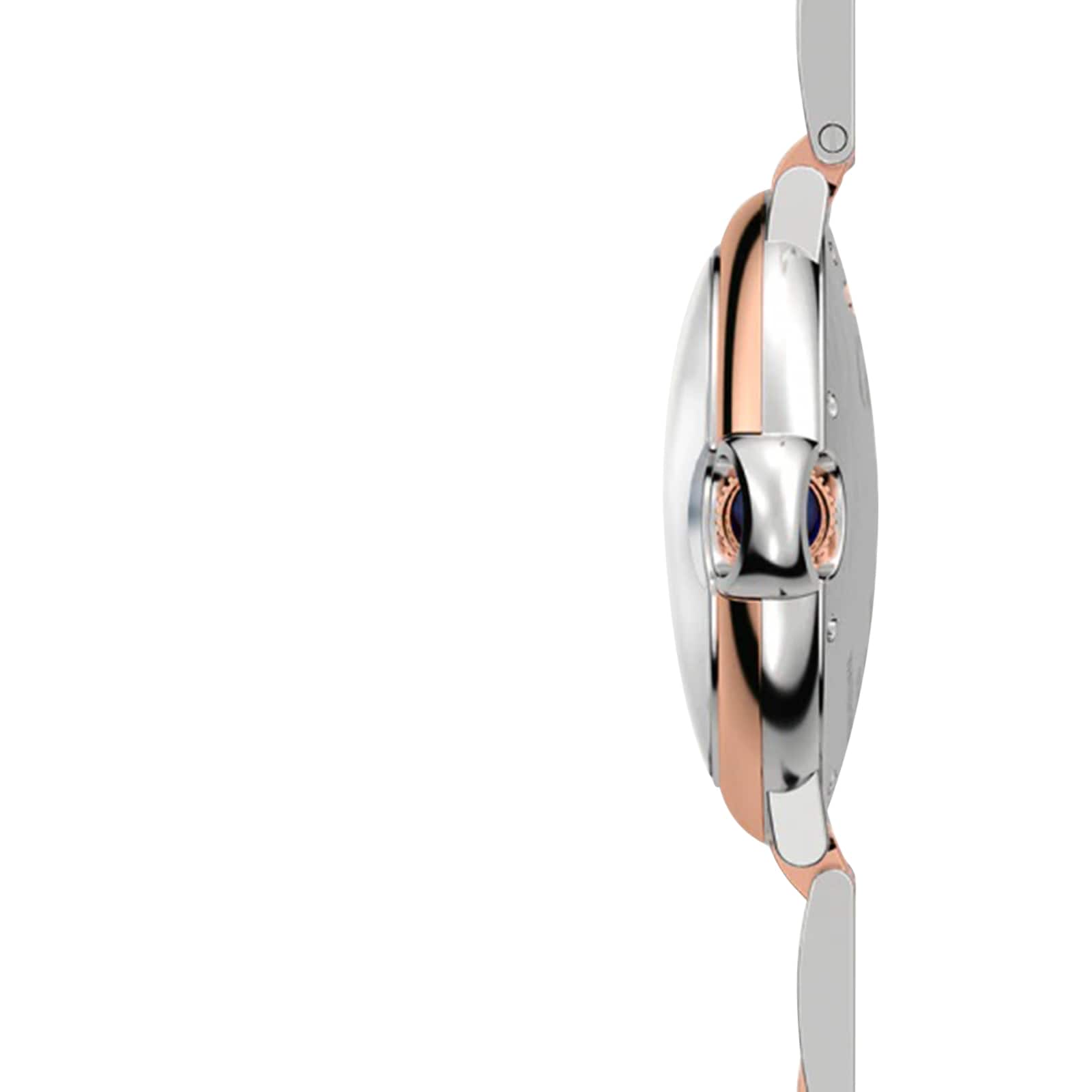 Cartier Ballon Bleu De Cartier Watch, 36 Mm, Mechanical Movement With Automatic Winding. Steel Case, Rose Gold Cartier Ballon Bleu De Cartier Watch, 36 Mm, Mechanical Movement With Automatic Winding. Steel Case, Rose Gold