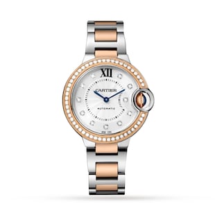 Cartier Ballon Bleu De Cartier Watch, 33mm, Mechanical Movement With Automatic Winding, Steel, Rose Gold