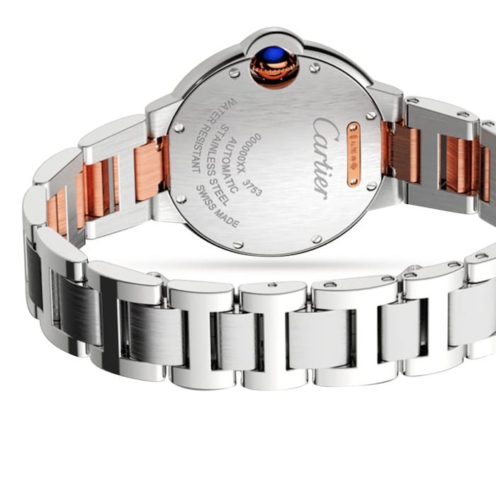 Cartier Ballon Bleu De Cartier Watch, 33mm, Mechanical Movement With Automatic Winding, Steel, Rose Gold