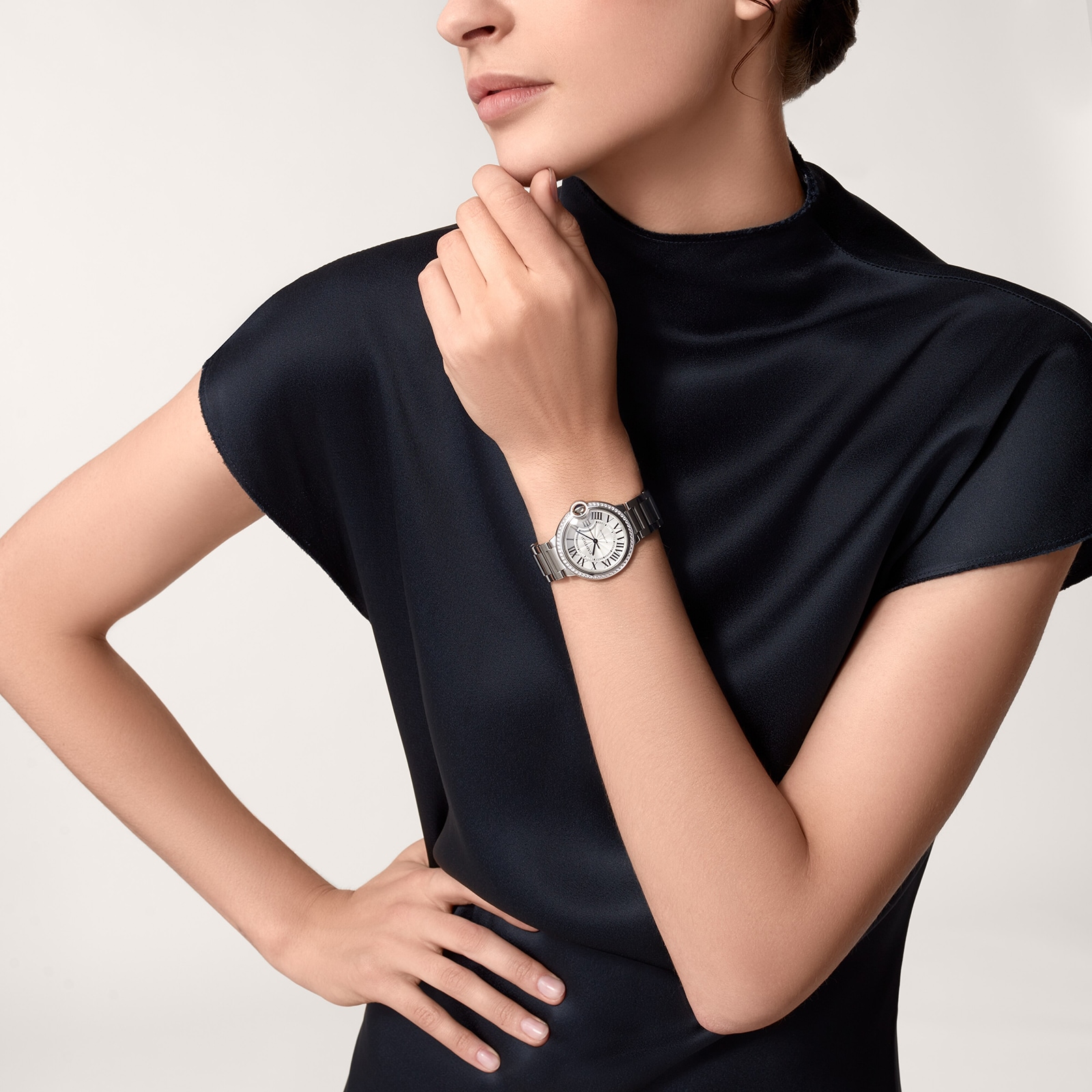 Cartier Ballon Bleu De Cartier Watch, 36mm, Mechanical Movement With Automatic Winding, Steel Cartier Ballon Bleu De Cartier Watch, 36mm, Mechanical Movement With Automatic Winding, Steel