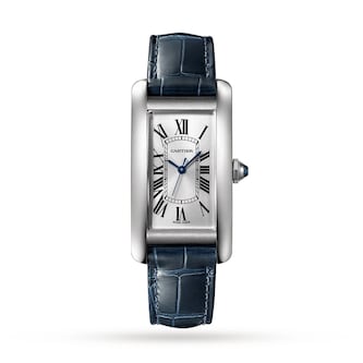 Cartier Tank Américaine Watch, Medium Model, Mechanical Movement With Automatic Winding Cartier Tank Américaine Watch, Medium Model, Mechanical Movement With Automatic Winding