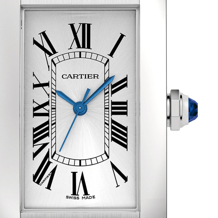 Cartier Tank Américaine Watch, Medium Model, Mechanical Movement With Automatic Winding