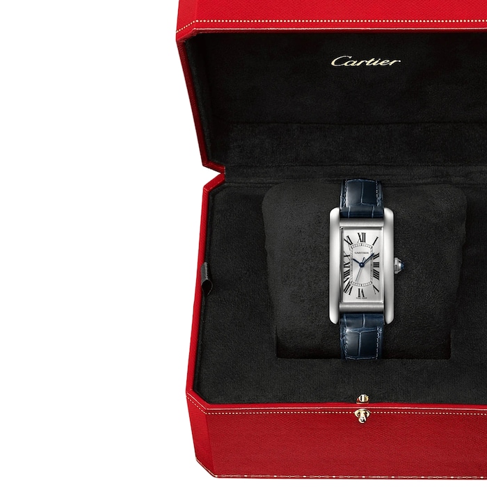 Cartier Tank Américaine Watch, medium model, mechanical movement with automatic winding