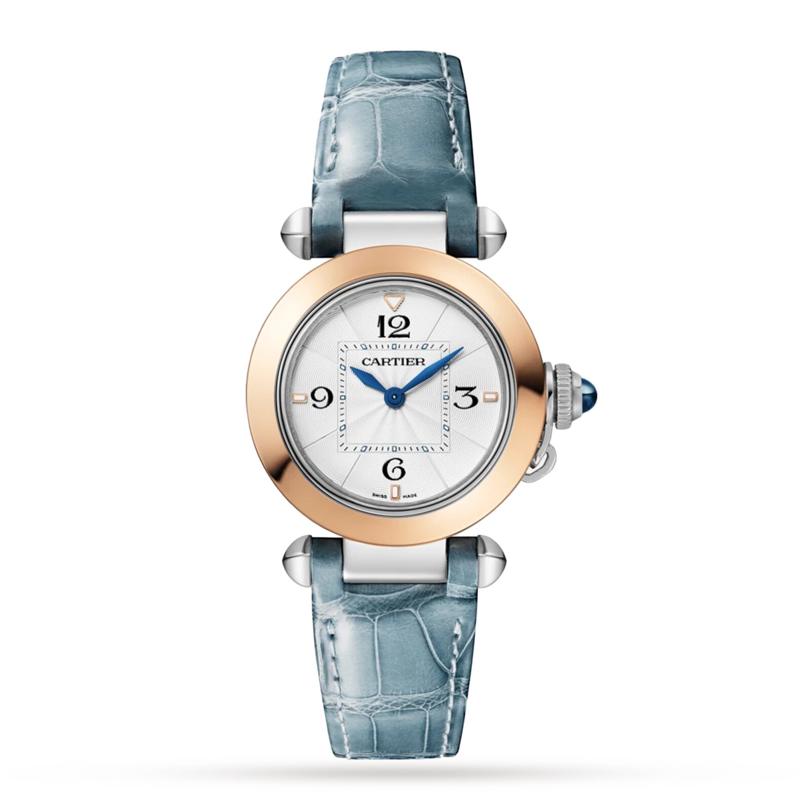 Cartier Pasha De Cartier Watch 30mm, Quartz Movement, Interchangeable Metal And Leather Straps