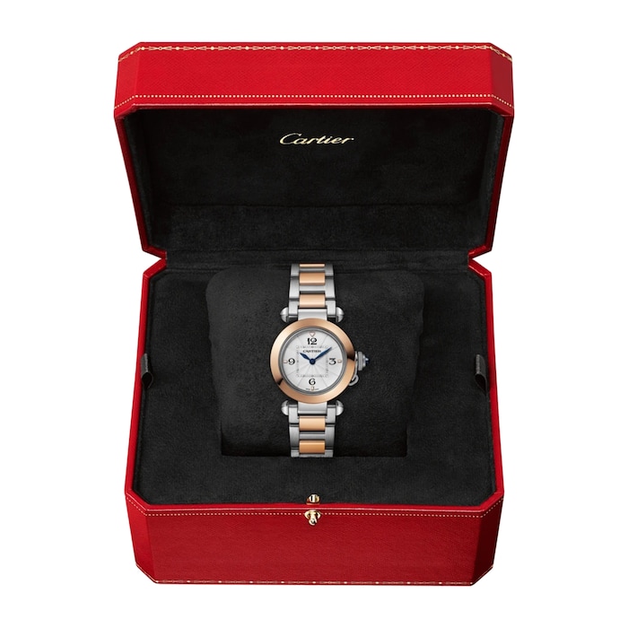 Cartier Pasha De Cartier Watch 30mm, Quartz Movement, Interchangeable Metal And Leather Straps