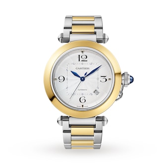 Cartier Pasha De Cartier 41mm, Automatic Movement, Yellow Gold And Steel, Interchangeable Metal And Leather Straps Cartier Pasha De Cartier 41mm, Automatic Movement, Yellow Gold And Steel, Interchangeable Metal And Leather Straps