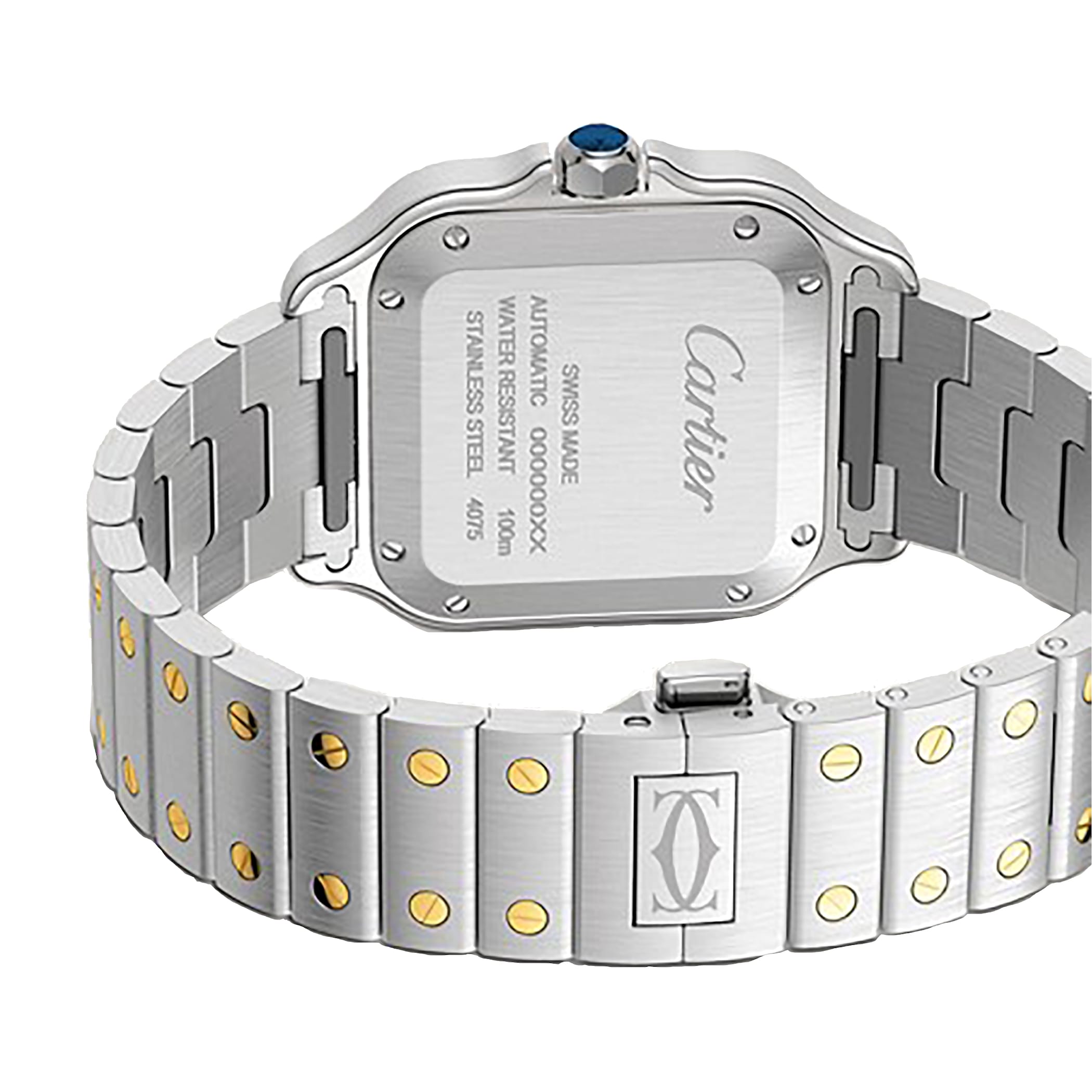 Cartier Santos De Cartier Medium Model, Mechanical Movement With Automatic Winding Cartier Santos De Cartier Medium Model, Mechanical Movement With Automatic Winding