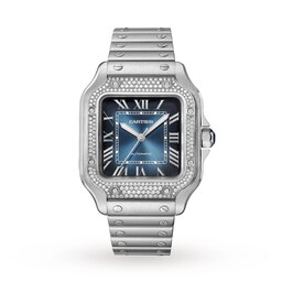 17311164 - Santos De Cartier Watch, Medium Model, Mechanical Movement With Automatic Winding