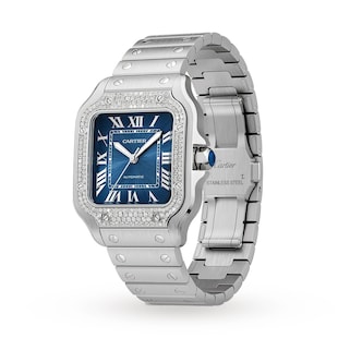 Cartier Santos De Cartier Watch, Medium Model, Mechanical Movement With Automatic Winding