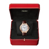 Cartier Ballon Bleu De Cartier Watch, 40mm, Automatic Movement, Rose Gold, Leather