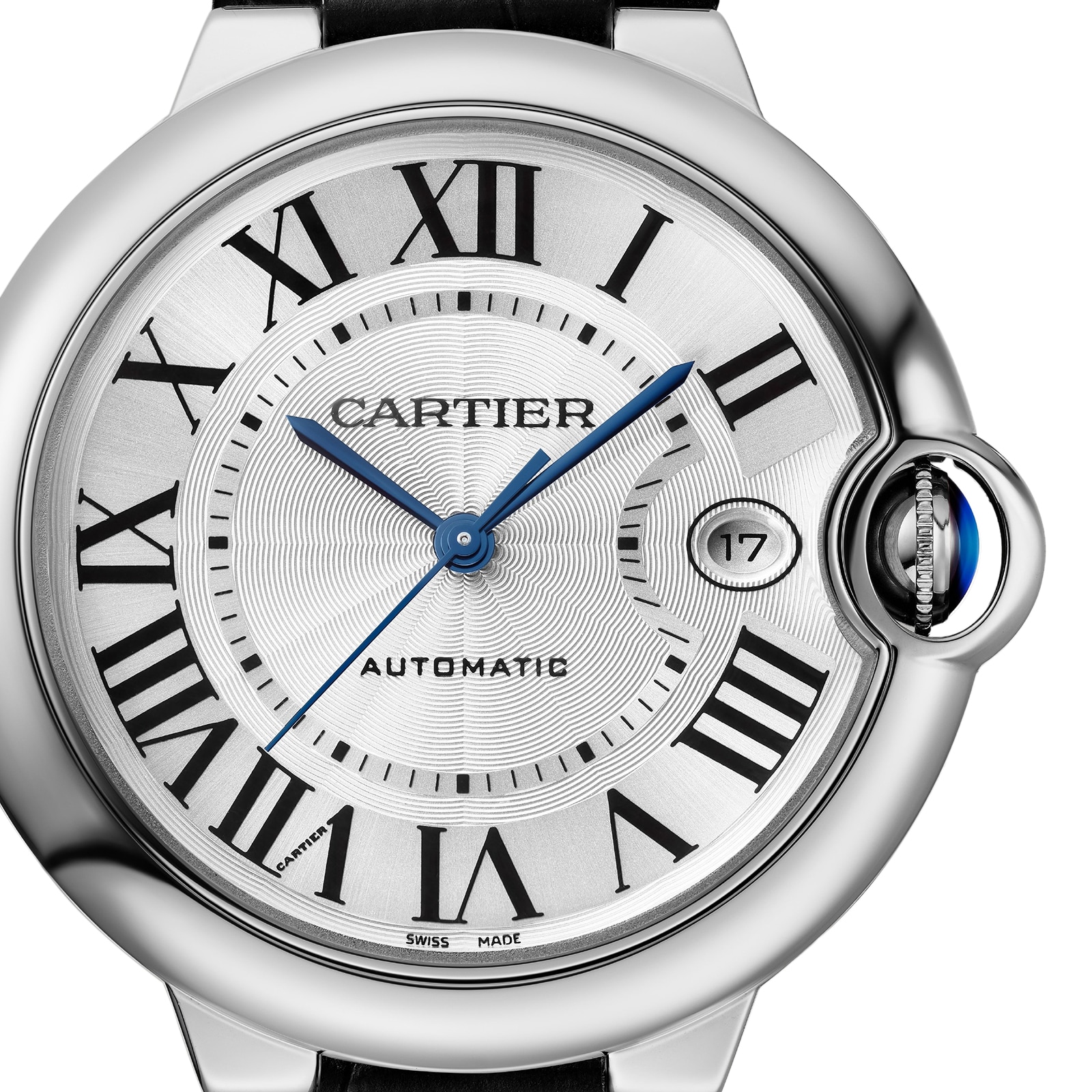 Cartier Ballon Bleu De Cartier Watch 40mm Automatic Movement Steel Leather WSBB0039 Goldsmiths