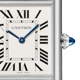 Cartier Tank Must, Large Model, Quartz Movement, Steel, Leather